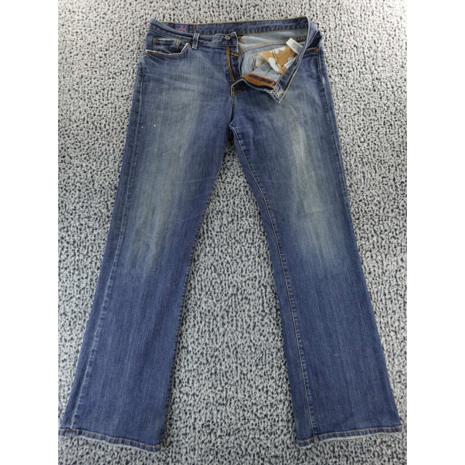 Lucky Brand Mens Jeans Bootcut Medium Wash Denim Size 34x36 Made In Usa